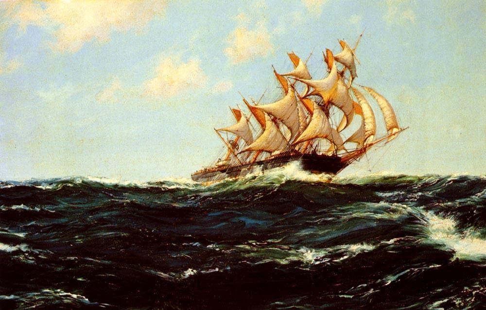 Montague Dawson The Glorious Lightning